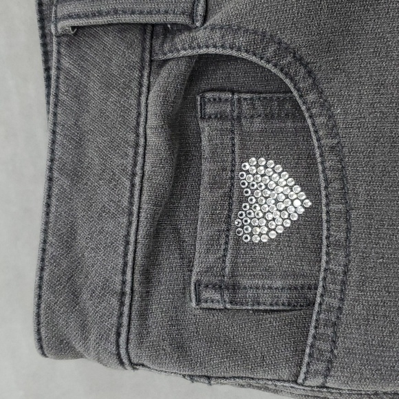 Quacker Factory Dream Jeans women's size 12 x 32L gray stretch bootcut high rise - Picture 8 of 13